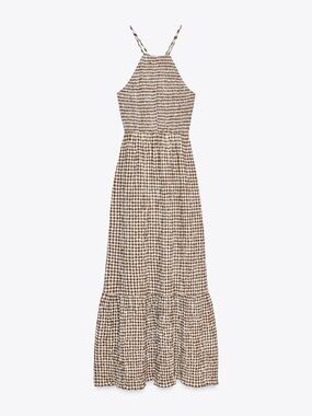 Zara Gingham Midi Dress | MEDIUM